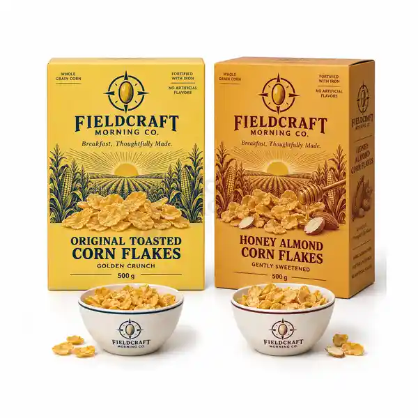 Corn Flakes Cereal Box